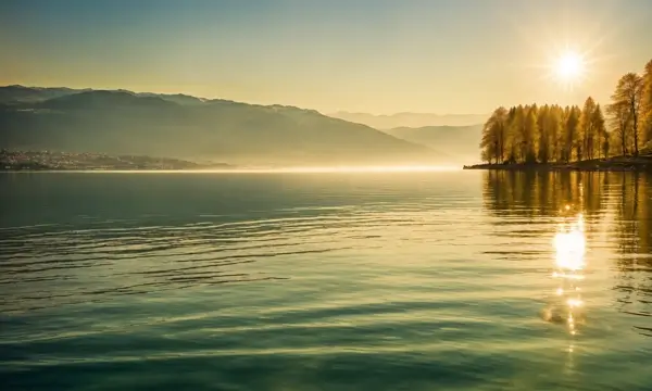 Lake Neuchâtel. Lac de Neuchâtel