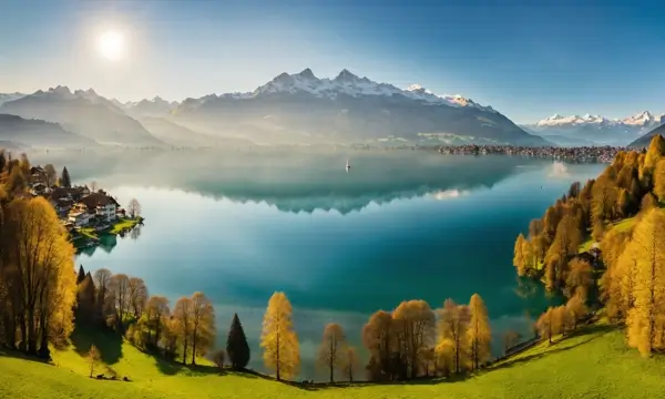 Lake Thun. Thunersee
