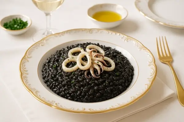 Dish recipes: Black Risotto