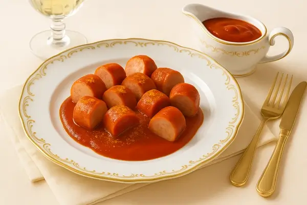 Dish recipes: Currywurst