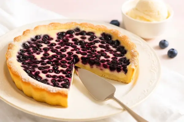 Dish recipes: Mustikkapiirakka