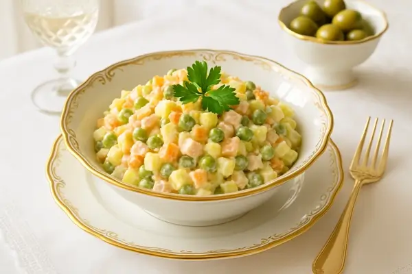 Dish recipes: Olivier Salad