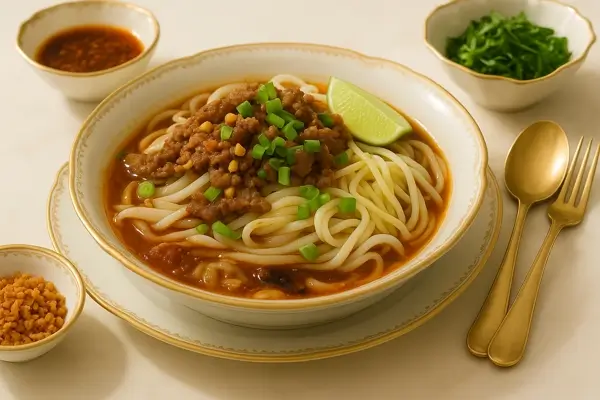 Dish recipes: Shan Noodles