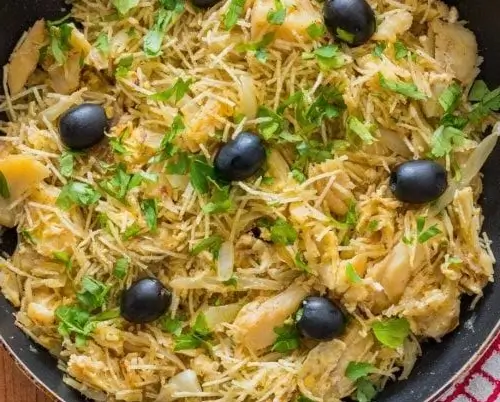 Dish recipes: Bacalhau à Brás