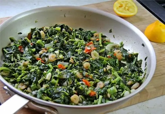 Dish recipes: Callaloo