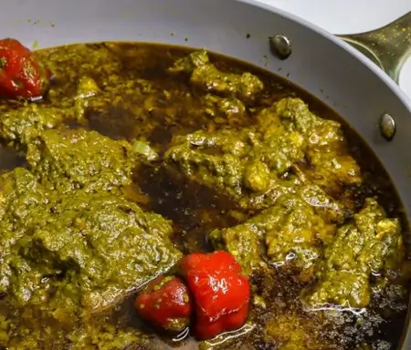 Dish recipes: Cassava Leaf Stew