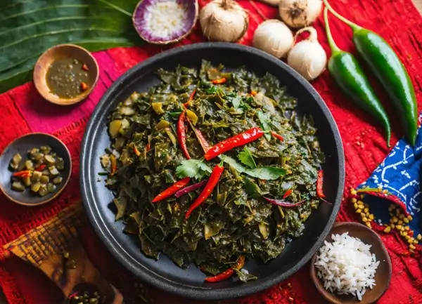 Dish recipes: Cassava Leaves