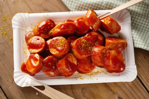 Dish recipes: Currywurst