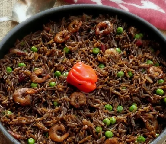 Dish recipes: Diri ak Djon Djon