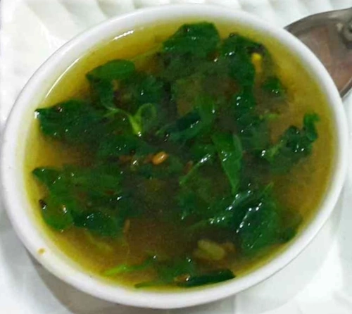 Dish recipes: Fenugreek soup