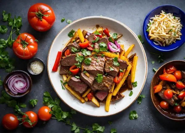 Dish recipes: Lomo Saltado