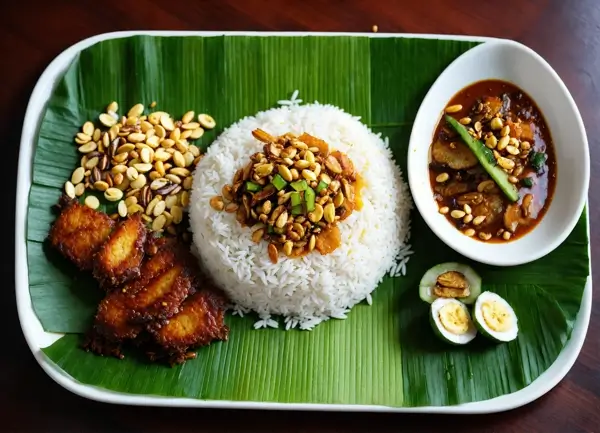 Dish recipes: Nasi Lemak