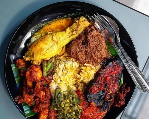 Dish recipes: Nasi Padang