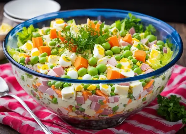 Dish recipes: Olivier Salad