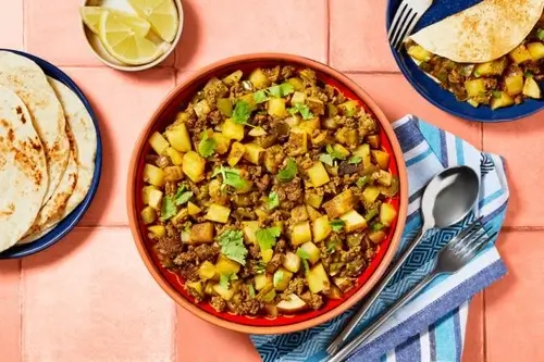 Dish recipes: Picadillo de Papa