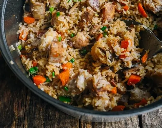 Dish recipes: Rice and Taro