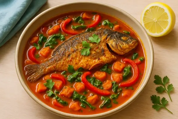 Dish recipes: Zambian fish stew